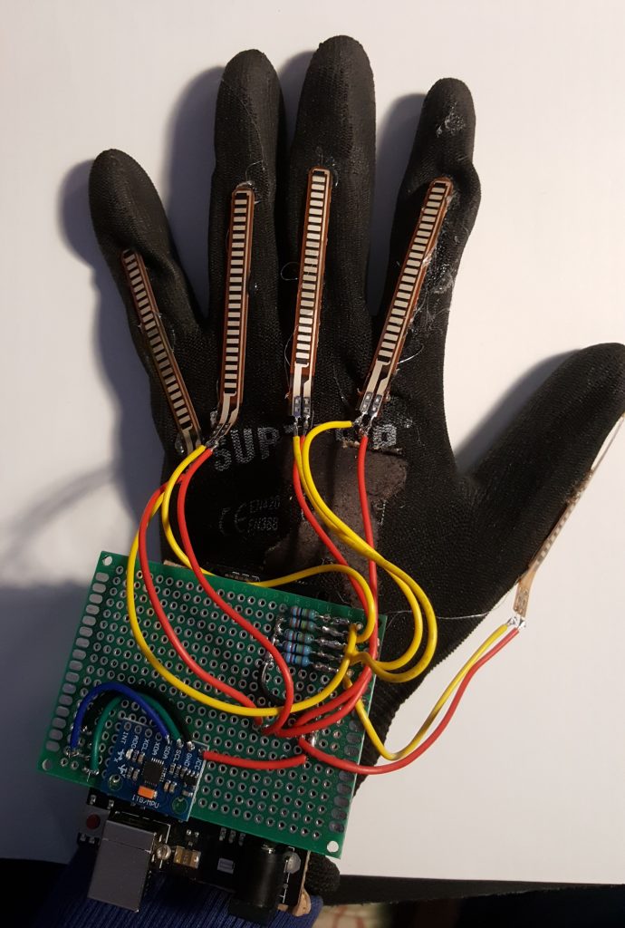 New Technologies in Humanoid Robots: Sensor Gloves