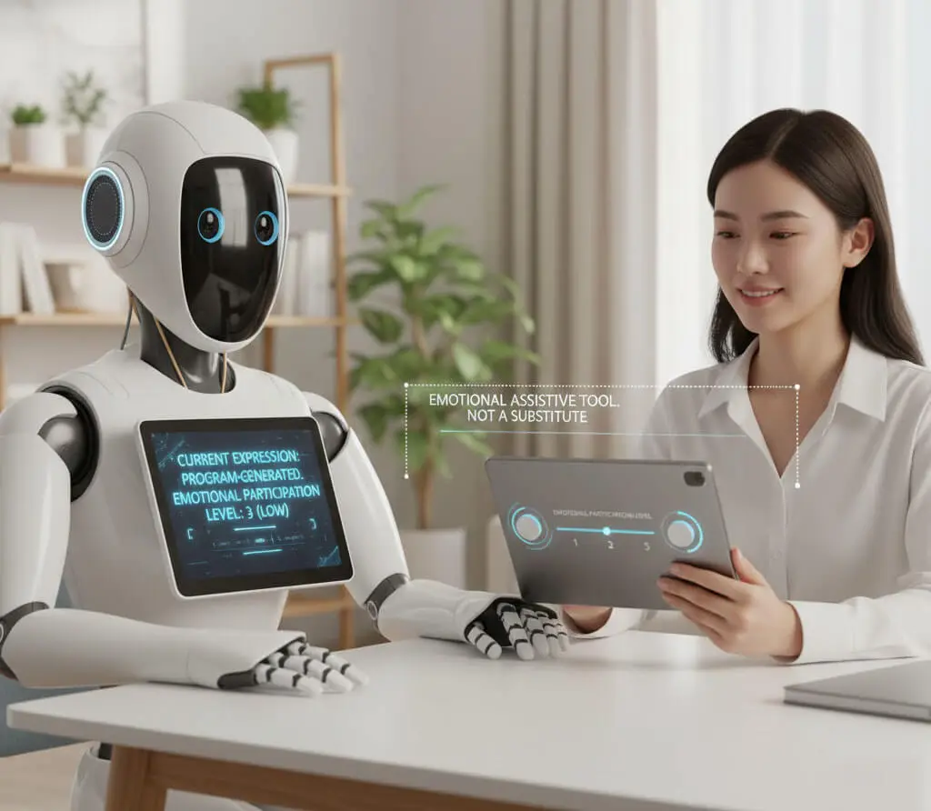 Why Are Humans Fascinated By Humanoid Robots?---Solutions: Emotional Transparency Protocol