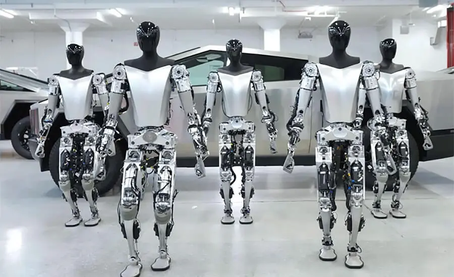 Progress in the Integration of Robots and Cars: Tesla