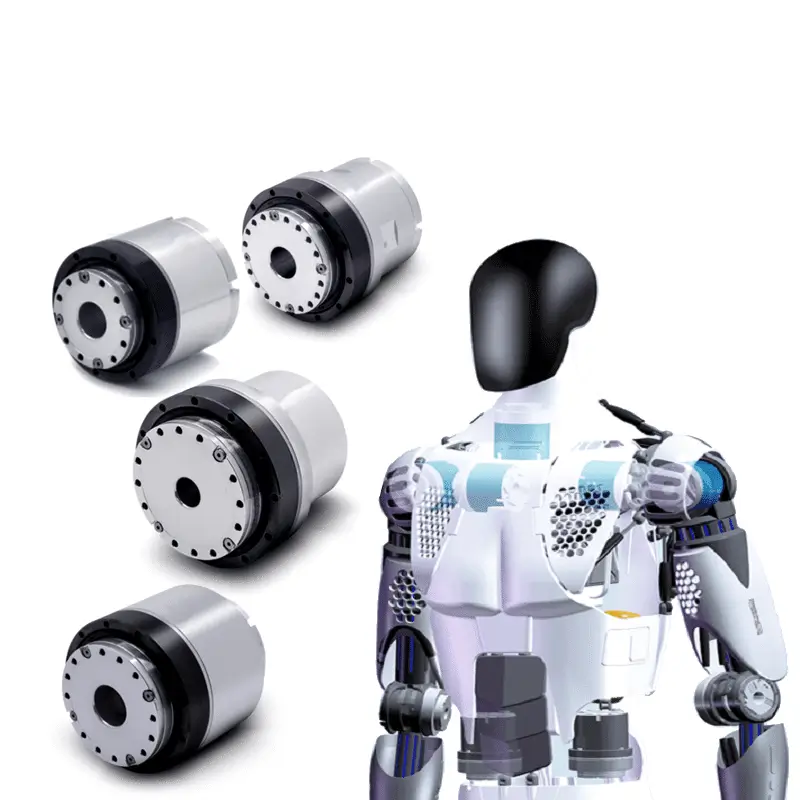Structural Advantages of Axial Flux Motors Enable Integrated Humanoid Robot Joint Modules
