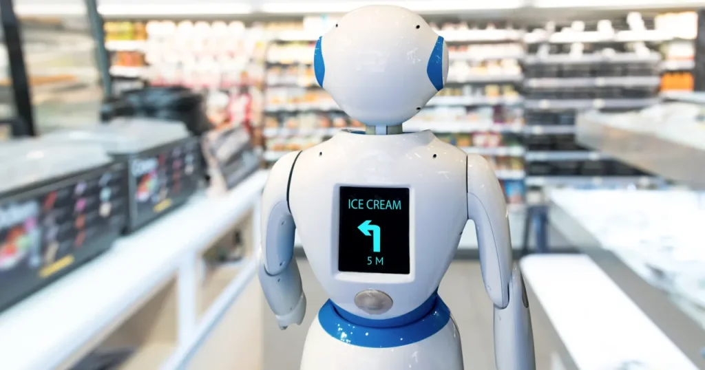 Application Areas of HMND-01 Alpha: retail