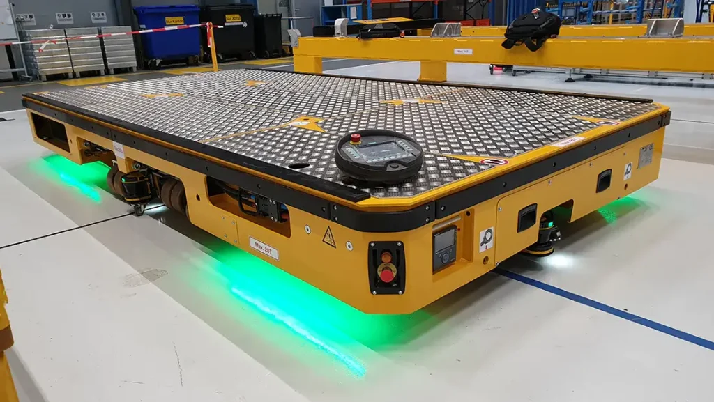 Classification of AGVs Used in AGV Warehouse Automation: Heavy-duty AGV