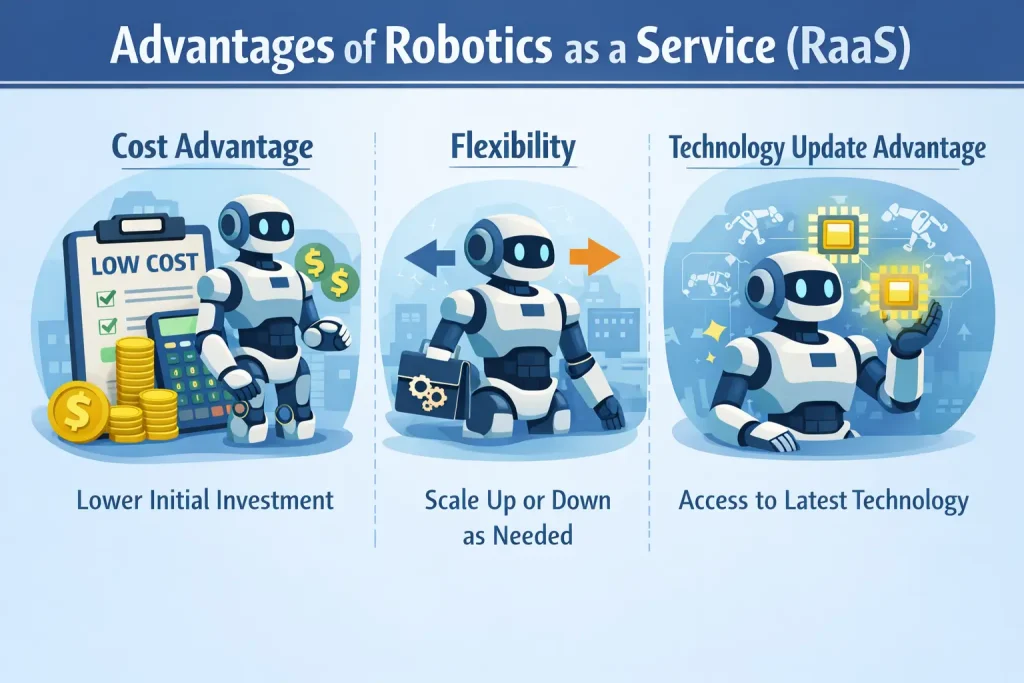 Advantages of Robotics as a Service (RaaS)