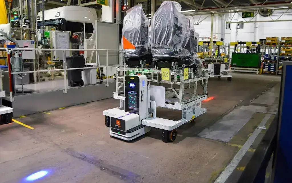 Applications of Autonomous Mobile Robots: Manufacturing 
