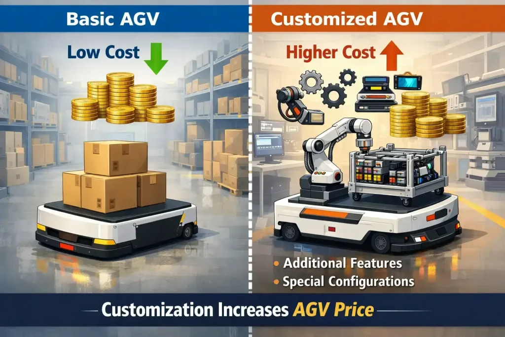 Factors Influencing Automated Guided Vehicle Costs And Prices: Customization Requirements