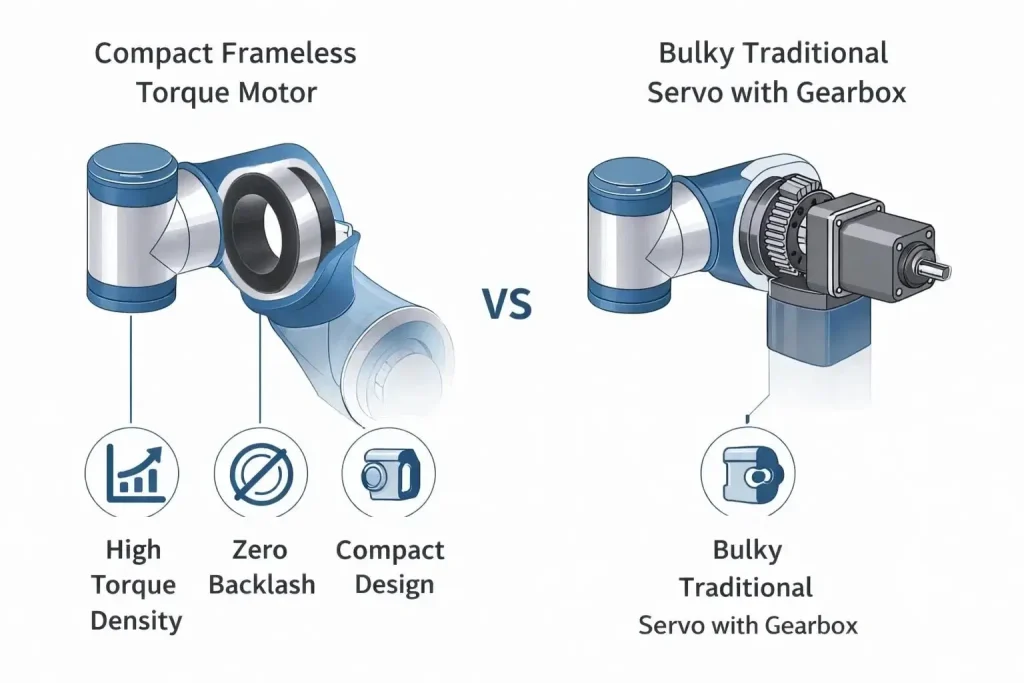 Advantages of Frameless Torque Motors