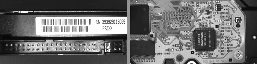 Applications of Coaxial Lights: PCB component hole positioning
