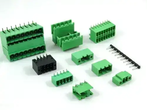 Applications of Coaxial Lights: Connector pin inspection