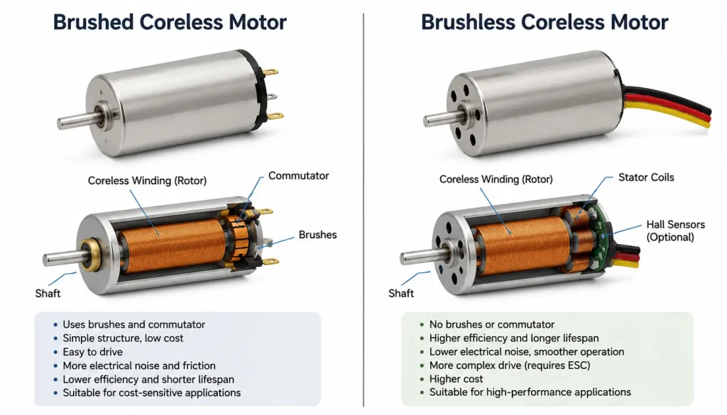 Brushed Coreless Motor & Brushless Coreless Motor