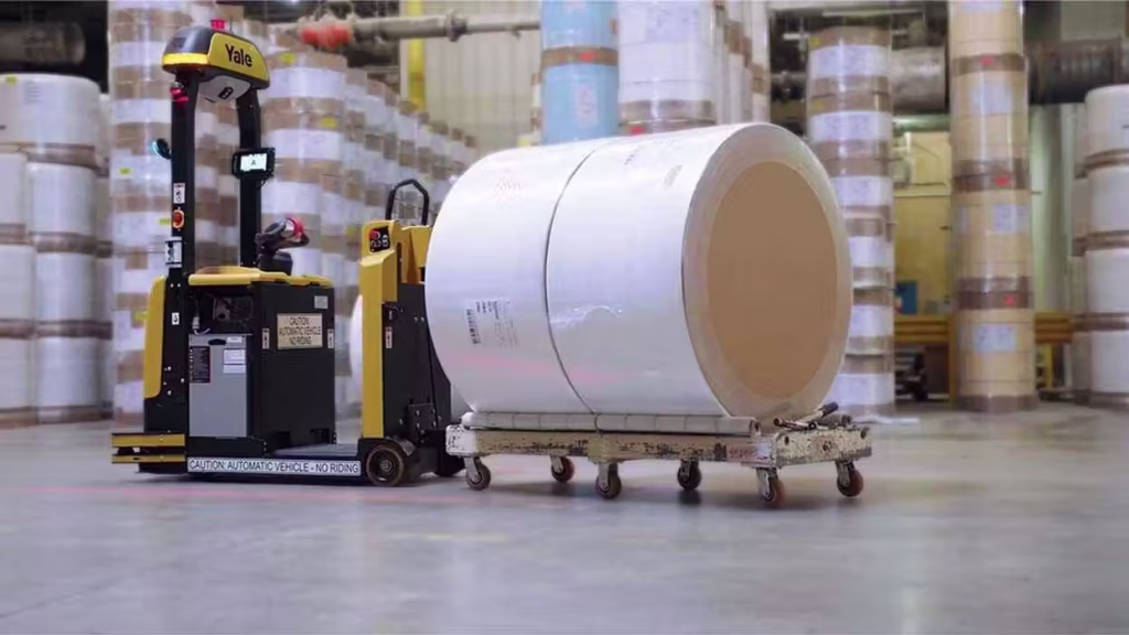 Applications of AGV Forklifts: Warehousing and logistics