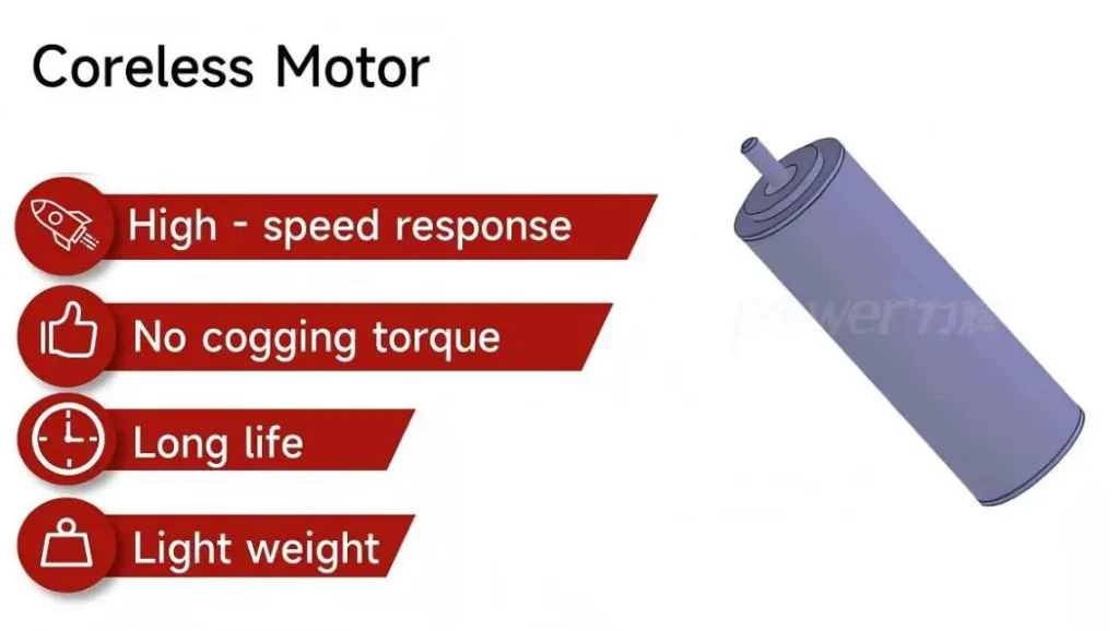 Advantages of Coreless Motors