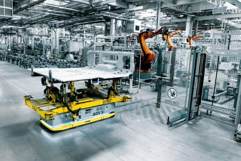 Applications of AGV in Logistics: Factory Production Lines